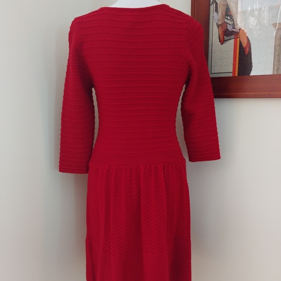Tease Me red sweater dress - Picture 2 of 6